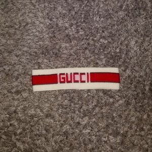 Gucci Red/White 80s Style Elastic Headband